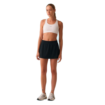 Imagen de FILA Skort flow iii Pollera Short training para mujer - Negro/Blanco