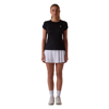 Imagen de FILA Basic Remera manga corta de tenis para mujer - Negro/Rojo